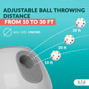 Automatic Dog Ball Launcher with Adjustable Distance - Includes 3 Durable Balls(blue)