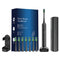Advanced Electric Toothbrush with 5 Modes and 8 Brush Heads(Black)