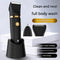 3-in-1 Men's Electric Body Groomer & Hair Clipper Kit - Waterproof, USB-C Rechargeable with Charging Dock(Upgraded gray)