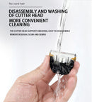 Professional Pet Grooming Hair Clipper Kit - Rechargeable, Low Noise, with Ceramic Blades & 5-Speed Adjustment(Platinum)