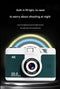 Compact 4K Digital Camera - 50MP, 16x Zoom, 2.4-inch IPS Screen, WiFi & Fill Light - Retro CCD Style(White)
