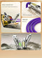 Universal PD Fast Charging Cable with LED Indicator - Zinc Alloy, Durable 1.5m Silicone Cord - Multiple Connector Options(White)