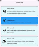 Stylish TWS Wireless Earbuds with Real-Time AI Translation - Immersive Sound & Touch Control(purple)