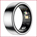 Advanced Smart Health Ring - 24/7 Heart Rate, SpO2, Sleep & Activity Tracker with Magnetic Charging(Silver)