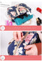 Versatile Portable Handled Bag - Durable Waterproof Fabric, Ideal for Toiletries, Lunch & Travel(Light blue peony)