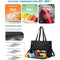 Stylish Quilted Laptop & Lunch Tote Bag , Water-Resistant with Insulated Compartment & Clutch(Green)