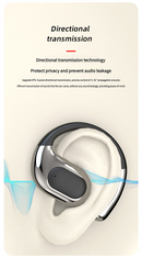 Open-Ear Conduction TWS Earbuds - Bluetooth 5.5, HIFI Sound, LED Display(black)