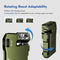 Ultra-Versatile Compact LED Flashlight - 400LM, 180 Rotating Head, RGB Light, Type-C Charging(black)