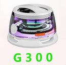 G300 Magnetic Suction Bluetooth Speaker - RGB Lights, 40mm Driver, 6H Playtime(White)