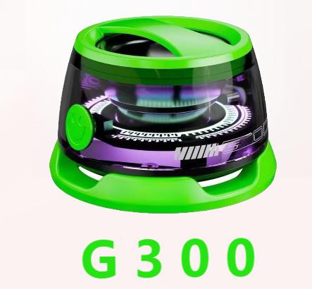 G300 Magnetic Suction Bluetooth Speaker - RGB Lights, 40mm Driver, 6H Playtime(Green)