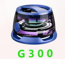 G300 Magnetic Suction Bluetooth Speaker - RGB Lights, 40mm Driver, 6H Playtime(Blue)