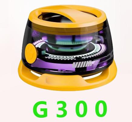 G300 Magnetic Suction Bluetooth Speaker - RGB Lights, 40mm Driver, 6H Playtime(Yellow)