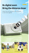 Student HD Digital Camera - 44MP, 8x Zoom, Autofocus, Dual Lens, Type-C Charging (white)