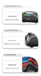Portable Bluetooth 5.3 Speaker - 60W Powerful Sound, RGB Lights, Multiple Inputs(black)