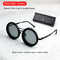 Adjustable ND9 Filter Sunglasses,Steampunk Retro Design with Polarized HD Anti-Glare Lenses(black)