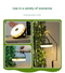 Rechargeable LED Camping Light with 10m Retractable String Light (Color lights)