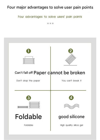 2-pcs Green Silicone Tissue Box Holder - Automatic Self-Lowering Dispenser