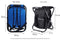 Blue Insulated Cooler Backpack Chair - Foldable Stool for Picnics & BBQ