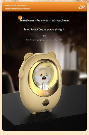 Beige Cute Pet Rechargeable Hand Warmer - Portable USB Electric Pocket Heater