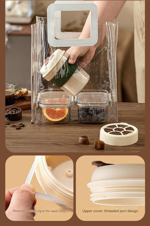 2-in-1 Ice Cube Maker Tumbler - Portable Cup with Integrated Silicone Ice Tray & Lid (1 cup + 1 ice tray)