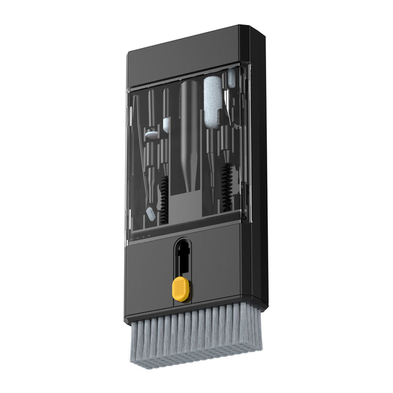 Black 22-in-1 Electronics Cleaning Kit - for Keyboards, Airpods, Laptops, Cell Phones, Cameras