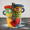 Abstract Face Planter Pot - Artistic Resin Decor for Succulents & Plants (Colorful models - 18.5*18*15CM)
