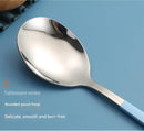 2 - pcs Green Reusable Travel Utensil Set with Case - 304 Stainless Steel Spoon, Fork & Chopsticks