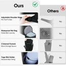 Black All-in-One Yoga Sling Bag - Fits Mat & Gear, Large Opening, Side Pockets