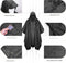 Army Green Portable Outdoor Camping Poncho - Can be used as Raincoat, Tarp, Ground Cover (Polyester silver coated without pockets)