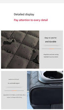 Black Auto Center Console Armrest Riser Pad with Dual Cup Holders - PU Leather