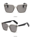 Grey Fashion Bluetooth Music Sunglasses - UV Protection Eyewear with Speakers