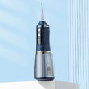 Portable Electric Oral Irrigator with 4 Nozzles 3 Pressure Modes - Blue