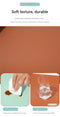 2 PCS Reddish brown/gray Extra-Large Leather Table Mat for Study & Work - Pad for Students & Office Use (60x30cm)
