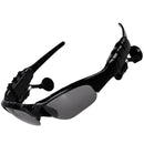 Black Bluetooth Sunglasses with Wireless Earbuds for Music and Calls