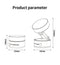 White Foldable Vacuum Suction Phone Stand for Navigation and Calls