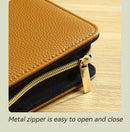 Beige PU Leather Zippered Photo Album - Holds 240 3 Prints"