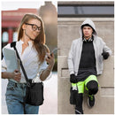 Beige Portable Crossbody Water Bottle Holder with Multiple Pockets - Thermal Cooler Bag