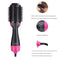 Gold 3-in-1 Hot Air Brush Hair Dryer & Styler - Volumizer, Straightener, Curler