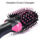Gold 3-in-1 Hot Air Brush Hair Dryer & Styler - Volumizer, Straightener, Curler