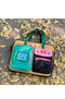 Black Color Block Canvas Laptop Tote Bag - Funky Multi-Pocket Design for Women (37*31*3cm)