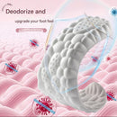 5 pcs Pink 4D Cloud Technology Shoe Inserts - High Rebound, Super Soft, Breathable, Athletic Support (size : 45-46/285mm)