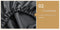 Black Silky Satin Pillowcase Pair - Smooth for Hair & Skin, Elastic Fitted (46x90+16cm)