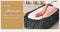Black Silky Satin Pillowcase Pair - Smooth for Hair & Skin, Elastic Fitted (46x90+16cm)