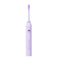 Advanced Sonic Toothbrush: 5 Cleaning Modes, 2-Min Timer, USB Fast Charge, Purple (4 brush heads)