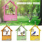 Brown Charming Wooden House Hanging Bird Feeder - Attract Wild Birds to Your Garden