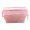 2 Pcs Pink Collapsible Silicone Food Storage Container - Microwave & Freezer Safe Lunch Box