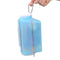 2 Pcs Blue Collapsible Silicone Food Storage Container - Microwave & Freezer Safe Lunch Box
