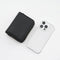 Grey Compact RFID Genuine Leather Wallet for Women - Secure Zipper Card Holder & Coin Purse