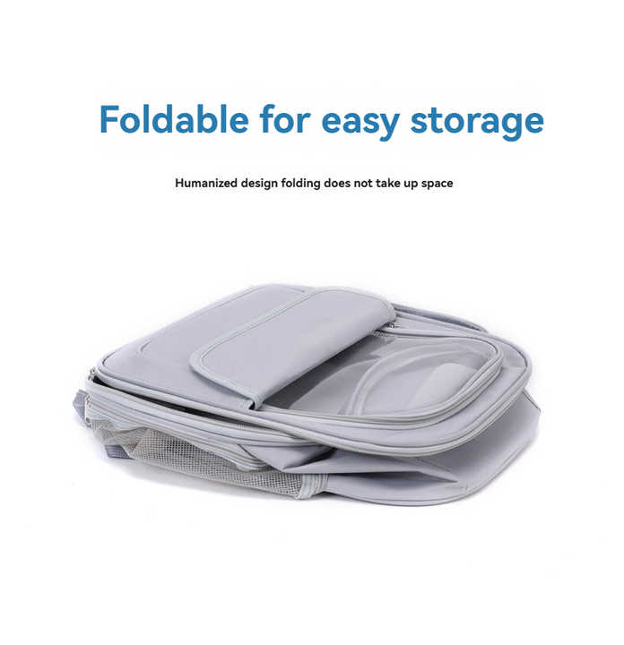 Beige And Yellow Spacious Pet Carrier Backpack with Clear Window - Comfortable Travel Bag for Cats & Small Dogs