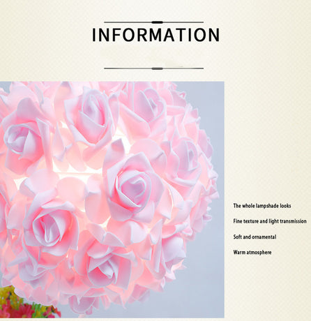 Beige Roses And Silver Base Romantic Red Rose Flower Table Lamp - Crystal Heart Accent Bedside Night Light